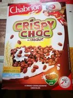 Mängden socker i Céréales crispy choc chocolaté