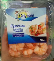 Mängden socker i Gambas Cuites Et Décortiquées
