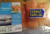 Mängden socker i Pavés de saumon sans arêtes