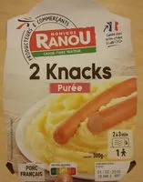 Mängden socker i 2 knacks purée