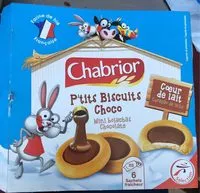 Mängden socker i P'tit Biscuis choco, Cœur de lait
