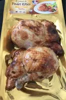 Mängden socker i 2 cuisses de poulet roties