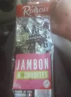 Mängden socker i Sandwich Jambon Crudité Mayonnaise,