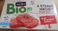 Mängden socker i Steaks hachés pur bœuf bio 15% mg