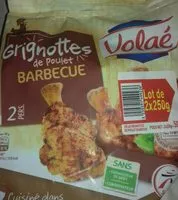 Mängden socker i Grignottes de poulet barbecue