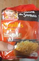 Mängden socker i Nouilles chinoises saveur bœuf itinaire des saveurs