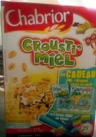 Mängden socker i Crousti'miel