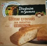 Mängden socker i Gâteau creusois aux noisettes