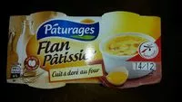 Mängden socker i Flan Pâtissier - Cuit & doré au four
