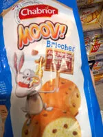 Mängden socker i Brioches moov! aux pépites de chocolat au lait