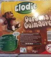Mängden socker i Ourson guimauve