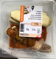 Mängden socker i Langues de bœuf sauce piquante, purée de pommes de terre