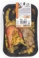 Mängden socker i Paella poulet et fruits de mer