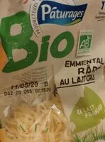 Mängden socker i emmental râpé au lait cru bio