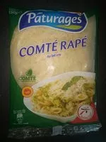 Mängden socker i Comté râpé au lait cru