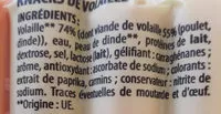 Mängden socker i Saucisses Knack vollaille