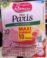 Mängden socker i Jambon de paris sans couenne
