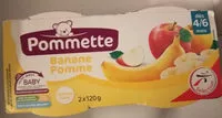 Mängden socker i Compote banane pomme 4/6 mois