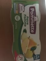 Mängden socker i Purée Poire Pomme, Dès 4-6 Mois, Les 2 Pots De