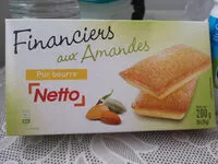 Mängden socker i Financiers aux amandes