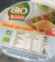 Mängden socker i Taboule aux raisins