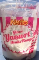 Mängden socker i Glace Yaourt Fruits rouges