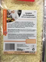 Mängden socker i Lasagnes à la Bolognaise