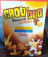 Mängden socker i Croq'duo chocolat caramel