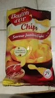 Mängden socker i Chips saveur jambon fumé