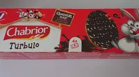 Mängden socker i Biscuits turbulo chocolat noir