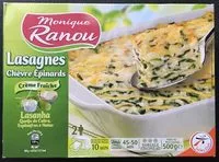Mängden socker i Lasagnes chèvre et épinards