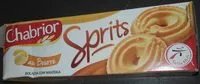 Mängden socker i Biscuits sprits au beurre