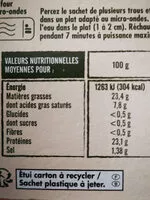 Mängden socker i Confit de manchons de canard du Sud-Ouest