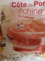 Mängden socker i Côte de porc échine