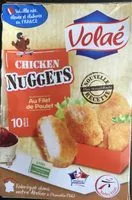 Mängden socker i Nuggets aux filets de poulet