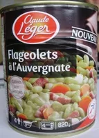 Mängden socker i Flageolets à l'Auvergnate - Cuisinés aux lardons