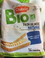 Mängden socker i Pain de mie nature bio