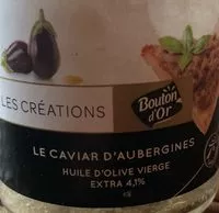 Mängden socker i Les Créations - Le Caviar d'aubergine à l'huile d'olive vierge