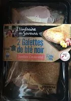 Mängden socker i Galettes de blé noir jambon emmental