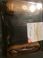 Mängden socker i Eclair café et chocolat les 4 éclairs 320 Gr