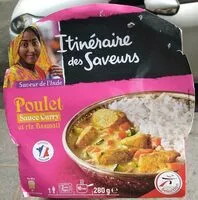 Mängden socker i Poulet et riz basmati sauce curry