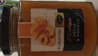 Mängden socker i Préparation de pêche et mangue
