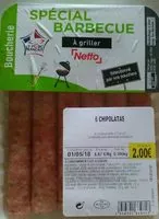 Mängden socker i 6 Chipolatas