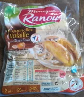 Mängden socker i 6 quenelles de volaille aux oeufs frais