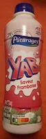 Mängden socker i YAB - Yaourt à boire framboise