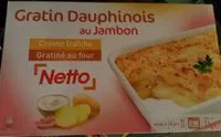 Mängden socker i Gratin dauphinois au jambon
