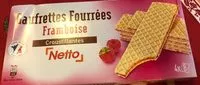 Mängden socker i Gaufrettes fourrées croustillantes framboise