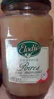 Mängden socker i Compote poires avec morceaux