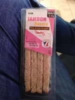 Mängden socker i Club Jambon Beurre