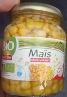 Mängden socker i Mais doux en grains